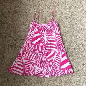 Lily Pulitzer Daphne Spaghetti Strap Trapeze Dress